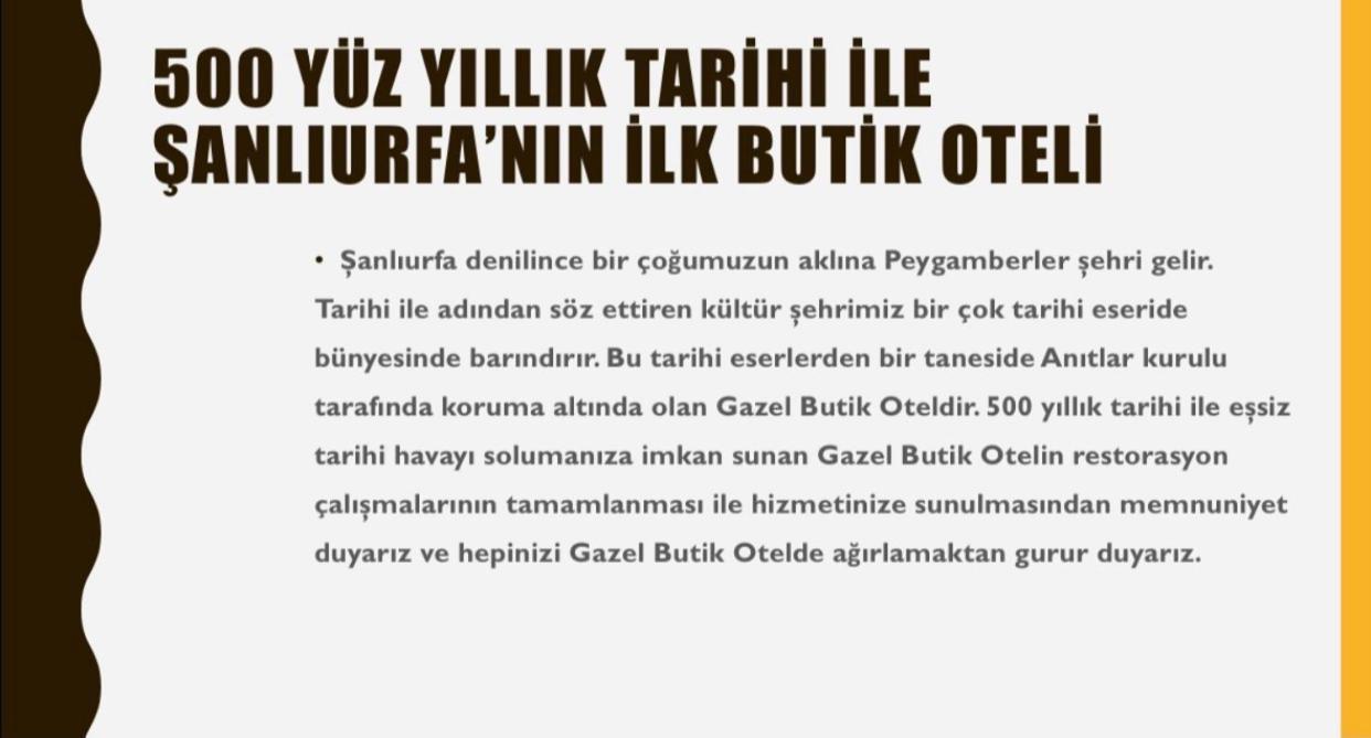 Gazel Butik Otel Sanliurfa Luaran gambar